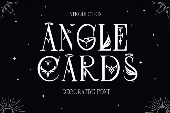 Angel Cards: A Divine Font for Mystical Designs