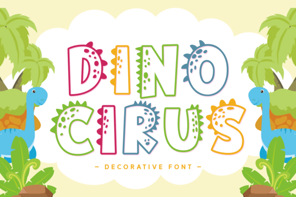 Bring Playful Energy to Your Designs with Dino Cirus Font