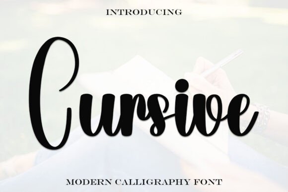 Cursive: Elegant Handwritten Font for Modern Design