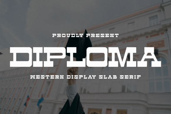 Diploma: A Bold Serif Font for Vintage and Academic Designs