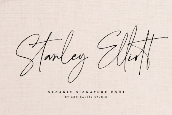 Discover Stanley Elliott: A Signature Font with Natural Elegance