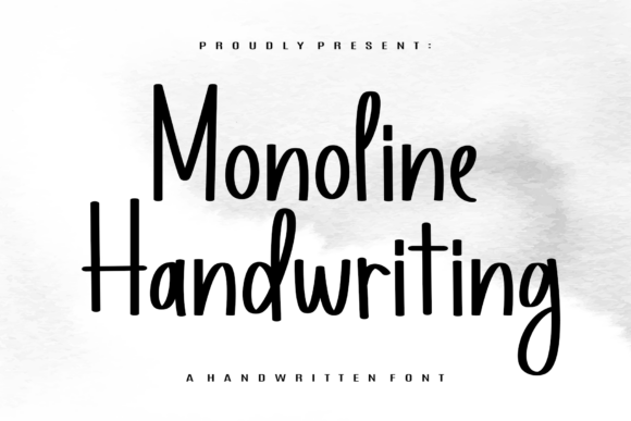 Discover the Elegant Simplicity of Monoline Handwriting