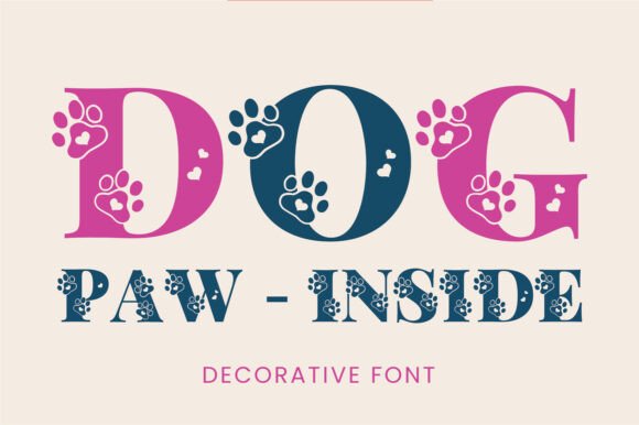 Dog Paw Inside: The Playful Typeface for Pet Lovers
