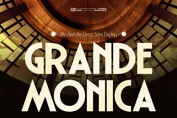 Grande Monica: Art Deco Elegance for Modern Design