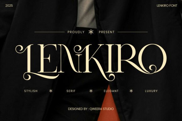 Lenkiro: A Luxury Serif Typeface for Elegant Designs