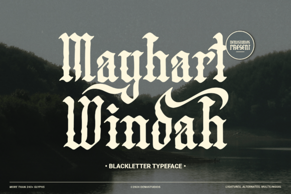 Mayhart Windah: A Bold Blackletter Typeface for Modern Design