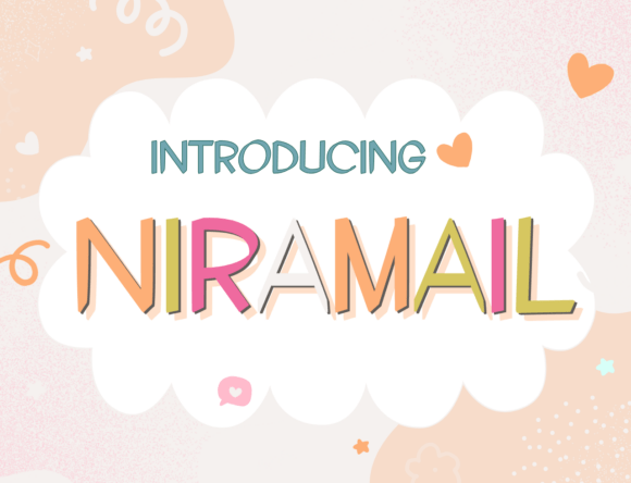 Niramail: A Creative Typeface for Modern Design