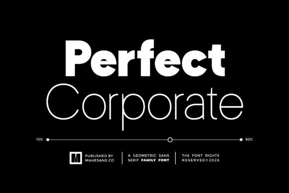 Perfect Corporate: A Modern Typeface for Clear Communication