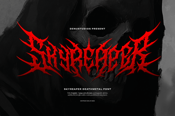 Skyreaper: Unleash Brutal Typography for Your Designs