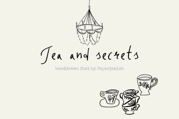 Tea and Secrets: A Font with Whimsical Charm