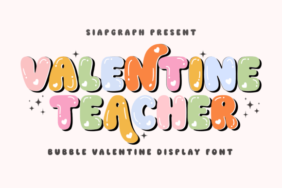 Valentine Teacher: A Playful Font for Creative Projects