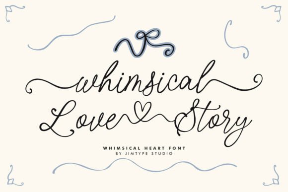 Whimsical Love Story: A Font of Feminine Charm and Natural Flow